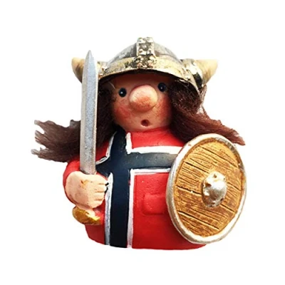 Abbildung von Norwegen 3D Viking Kühlschrank Magnet Resin Travel Souvenirs, handgemachte Haus &amp; Küche Dekoration Sammlung Geschenk