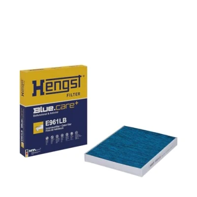 Abbildung von HENGST FILTER E961LB Innenraumfilter mit antibakterieller Wirkung 248 216 32 VOLKSWAGEN: Polo IV Schrägheck, V Fox Schrägheck