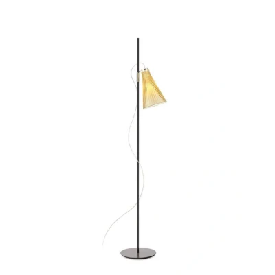 Abbildung von Kartell K Lux Stehleuchte, 1 flammig, schwarz/gelb
