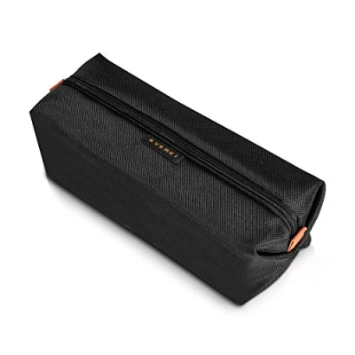 Abbildung von Everki Taschenorganizer Pouch EKF822 Laptop Zubehör Tasche (3,2 l, Gepolsterter Boden), Geräumige / Kontrastreiches Oranges Innenfutter Schwarz