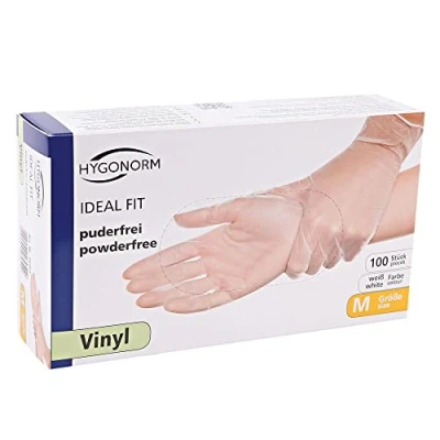 Abbildung von HYGONORM Einmalhandschuhe IDEAL FIT L weiß