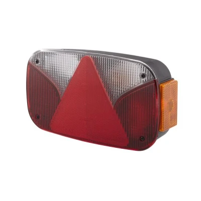 Abbildung von HELLA 2VP 998 232 301 Heckleuchte rechts weiß/rot schwarz für Anhänger, mit Glühlampen