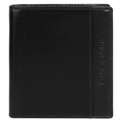 Abbildung von bugatti Romano RFID Schutz 9 CM Geldbörse, Herren, Größe: One Size, Schwarz