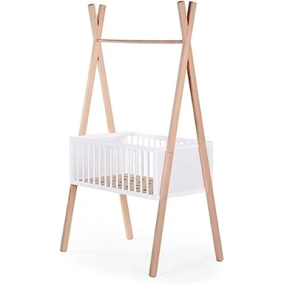 Abbildung von Childhome Tipi Wiege 50x90 cm + Kleiderstange