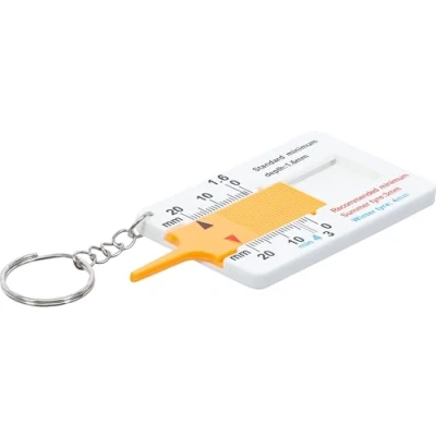 Abbildung von BGS DIY 80726 Profiltiefenmesser mit Schlüsselanhänger 0 20 mm