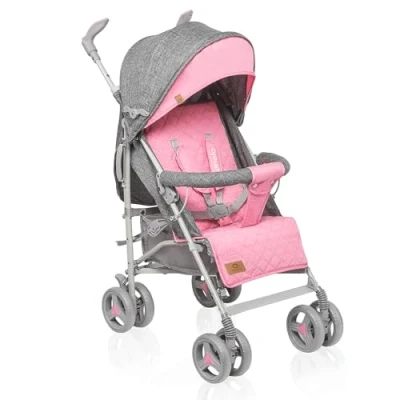 Abbildung von lionelo Kinder Buggy IRMA, Leichte, Beindecke, Moskitonetz, Großer Korb ab 6 month bis 3 Jahre