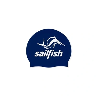 Abbildung von Sailfish Silikon Badekappe 100% aus Silikon, Unisex für Frauen und Männer Weiche &amp; komfortable Schwimmkappe Langlebige Classic Designs