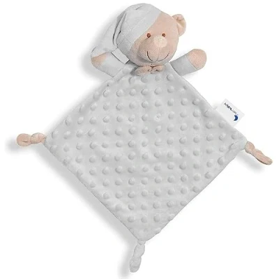Abbildung von Interbaby DU003 31 Doudou Kuscheltier für Babys Bear, grau, 100 g