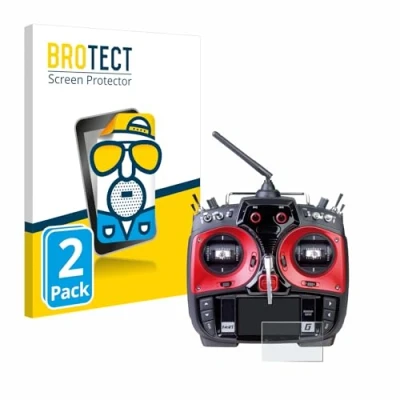 Abbildung von BROTECT Entspiegelungs Schutzfolie für Graupner MZ 24 (2 Stück) Matte Displayschutz Folie, Anti Reflex, Fingerprint