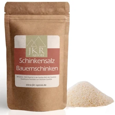 Abbildung von JKR Spices® Schinkensalz für Bauernschinken 1000g Schinken Gewürzmischung mit Pökelsalz zur Herstellung feinster Alles in einer Mischung Im wiederverschließbaren Doypack (1000g)