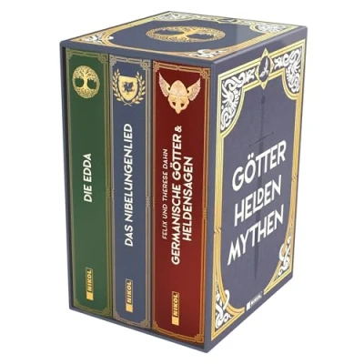 Abbildung von Götter Helden Mythen: 3 Bände im Schuber: Die Edda, Das Nibelungenlied, Germanische und Heldensagen