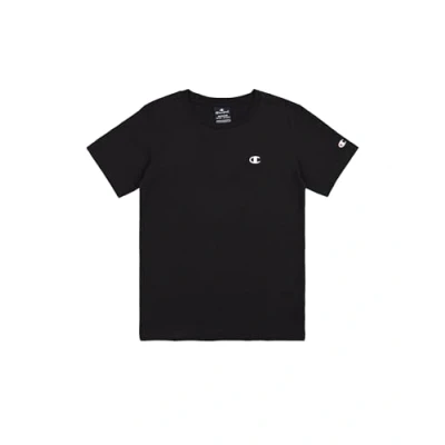 Abbildung von Champion Crewneck Unisex Tshirt basic für Kinder, Größe: 150/155, New black