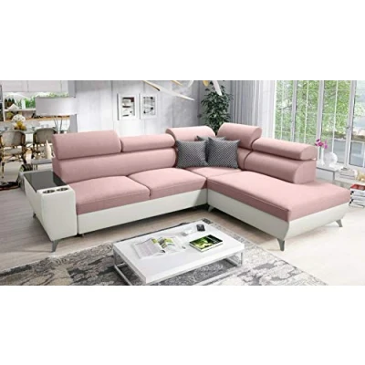 Abbildung von All4All Ecksofa Meggy VII 283x223cm Schlaffunktion Bettkasten L Form Couch Eckcouch Schlafsofa Wohnlandschaft Verstellbare Kopfstützen Sofa Polstersofa Bett Seite Rechts 26