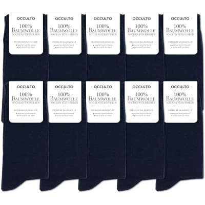 Abbildung von Occulto 10 PACK Business Socken, Herren, Größe: 39 42, Navy