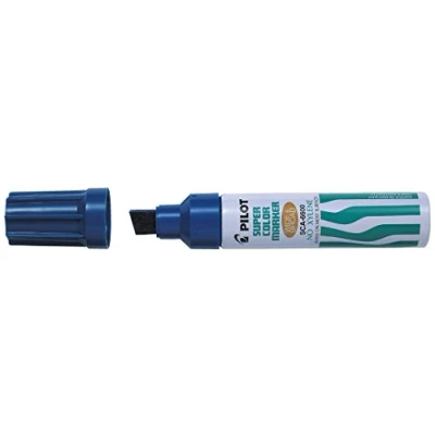 Abbildung von 12 x Pilot Permanentmarker Jumbo 3,0 10mm Keilspitze blau