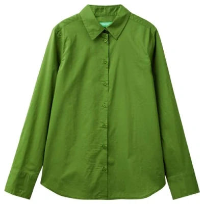 Abbildung von United Colors of Benetton Hemdbluse, Damen, Größe: 34, Green