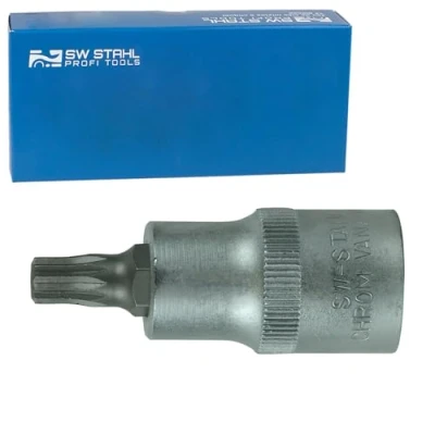 Abbildung von SW Stahl 05303L Steckschlüsseleinsatz 1/2 Spline M8 Chrom Vanadium Innenvielzahn kurz