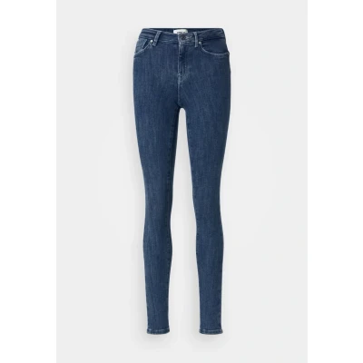 Abbildung von ONLY Onlpower MID PUSH UP Jeans Skinny Fit, Damen, Größe: 38x32, Dark blue denim