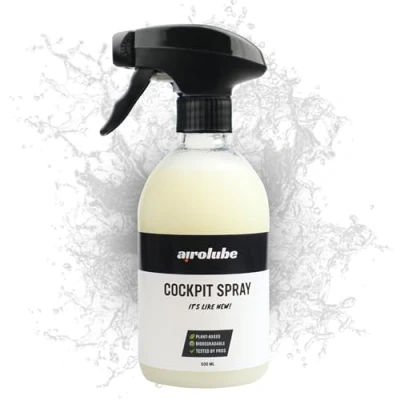 Abbildung von Airolube Cockpitspray KFZ Innenraum Reiniger Autoreiniger Biologisch Abbaubar Sprühflasche 500ml