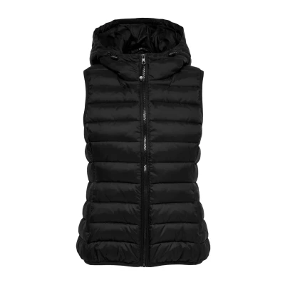Abbildung von ONLY Onlnewtahoe HOOD Waistcoat Weste, Damen, Größe: Small, Black