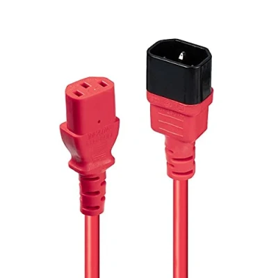 Abbildung von LINDY 30478 2m IEC Verlängerung, rot