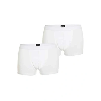 Abbildung von Lovable Boxer Bi pack aus Baumwolle Herren x2 , Weiß 6/XL