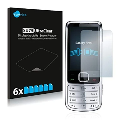 Abbildung von Savvies 6 Stück Schutzfolie für Nokia 6700 classic Displayschutz Folie Ultra Transparent
