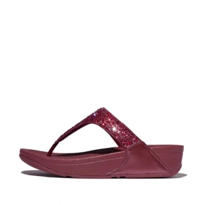 Abbildung von Fitflop LULU CRYSTAL Zehentrenner, Sandale, Pantolette mit Schmucksteine