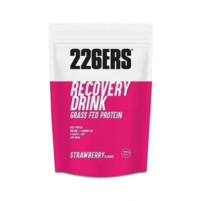Abbildung von 226ERS Recovery Drink Proteinpulver Regenerations Protein Pulver mit Whey Protein, Creatin, Kohlenhydraten, Triglyceriden und L Arginin glutenfrei, Erdbeere 1000 gr