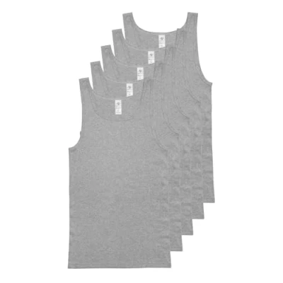 Abbildung von Haasis Bodywear 1919 Unterhemd/shirt, Herren, Größe: XXL, Graumeliert