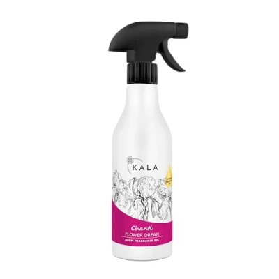 Abbildung von KALA Lufterfrischer Duftölspray CHANTI, Raumspray mit Geruchsneutralisation, Raumduft Spray Hält bis zu 48h, Air Freshener Aktiv Neutralisator Duft Blumentraum, 500ml