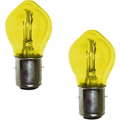 Abbildung von cyclingcolors 2x glühbirne 6V 25/25W BA20D gelb glühlampe motorrad roller mofa auto