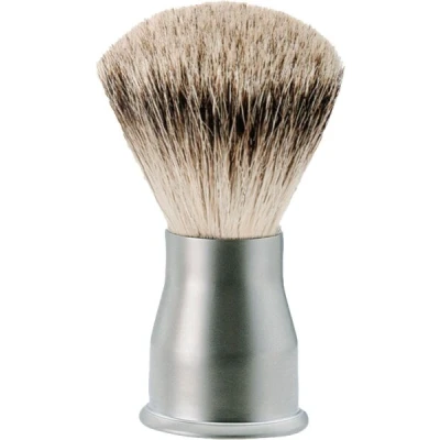 Abbildung von Erbe Shaving Shop Rasierpinsel Metallgriff matt