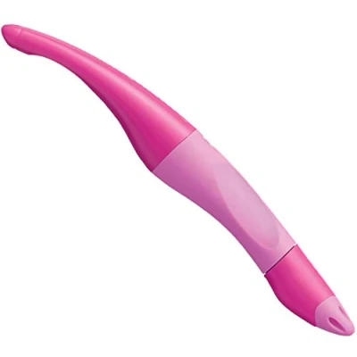 Abbildung von Ergonomischer Tintenroller für Linkshänder STABILO EASYoriginal in hell /dunkelpink blau (löschbar) inkl. Patrone