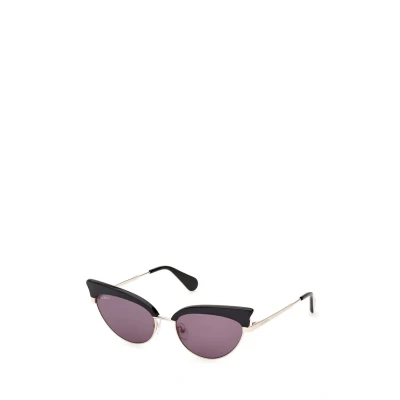Abbildung von MAX&amp;Co. Sonnenbrille, Damen, Größe: One Size, Nero lucido grigio fumo