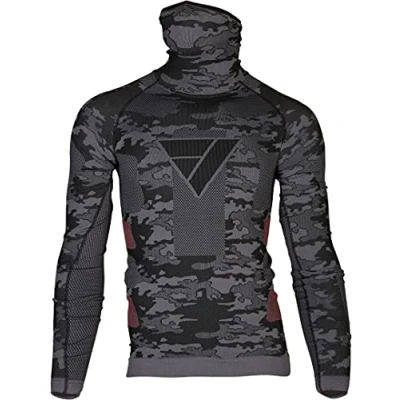 Abbildung von Modeka Tech Dry Bandana Longsleeve Funktionsshirt (Black/Camouflage,M)