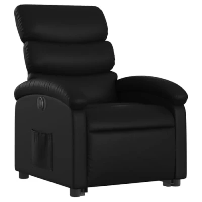 Abbildung von vidaXL Sessel Relaxsessel mit Aufstehhilfe Elektrisch Schwarz Kunstleder (1 St)