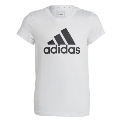 Abbildung von adidas Sportswear Essentials BIG LOGO Tshirt print White black für Kinder, Größe: 140,