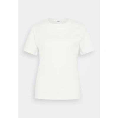 Abbildung von Marc O&#039;Polo Denim Shortsleeve Roundneck Basic FIT WITH LOGO Tshirt basic, Damen, Größe: Small, Egg white