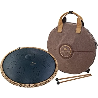 Abbildung von Sonic Energy 16 Zoll Zungentrommel D Amara Für Meditation, Yoga, Percussion Inkl. Schlägel &amp; Tasche Marineblau (OSTD2NB)