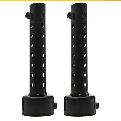 Abbildung von MASO Universal Motorrad Auspuff Schalldämpfer, 48 mm, Schwarz, 2 Stück