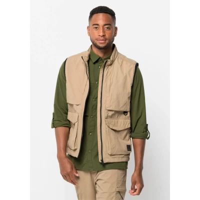 Abbildung von Jack Wolfskin Lightsome Wander M Weste, Herren, Größe: Small, Sand storm