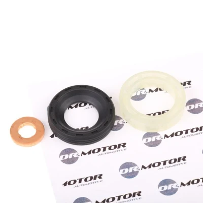 Abbildung von DR.MOTOR AUTOMOTIVE DRM040 Dichtungssatz, Einspritzdüse ohne Schraube FORD: Focus 2 Schrägheck, Kombi, C Max, PEUGEOT: 307 SW