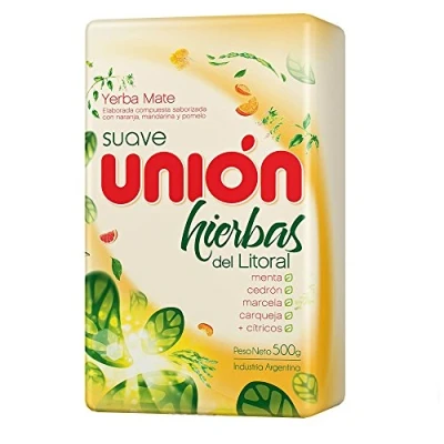 Abbildung von Yerba Mate Union Suave Hierbas Litoral Küstenkräuter