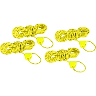 Abbildung von Tatonka Unisex Erwachsene Storm Line 2mm Reflective 4 x 4m Abspannleine, Yellow, m