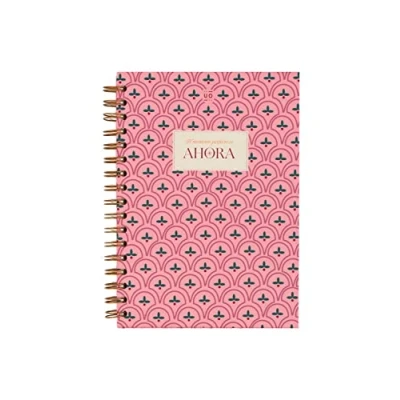 Abbildung von UO Notizbuch A5, der perfekte Moment, Hardcover, 200 Seiten, gepunktete Linien, Spiralbindung (15 x 22 cm), Rosa