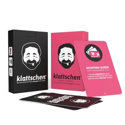 Abbildung von DENKRIESEN klattschen® &amp; Mädelsabend Das wahrscheinlich Beste Trinkspiel Aller Zeiten Partyspiel Kartenspiel Spieleabend Perfekt zum Jungesellenabschied
