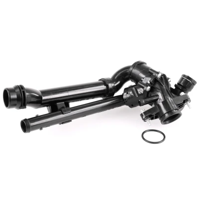 Abbildung von VEMO V30 99 0208 Thermostatgehäuse ohne Dichtung mit Sensor, Flansch MERCEDES BENZ: C Klasse T modell, Limousine, E Limousine