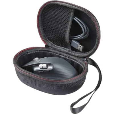 Abbildung von WERICO Eva Hard Case für Logitech G502 X PLUS/G PRO LIGHTSPEED Kabellose RGB Gaming Maus (BLACK)