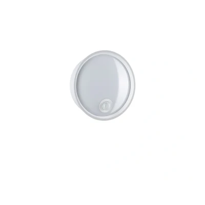 Abbildung von Paulmann LED Außen Wandleuchte &quot;Platomo IP44 rund 180mm 3000K 14,5W 1200lm 230V Kunststoff&quot;, 1 flammig, Bewegungsmelder seewasserresistent